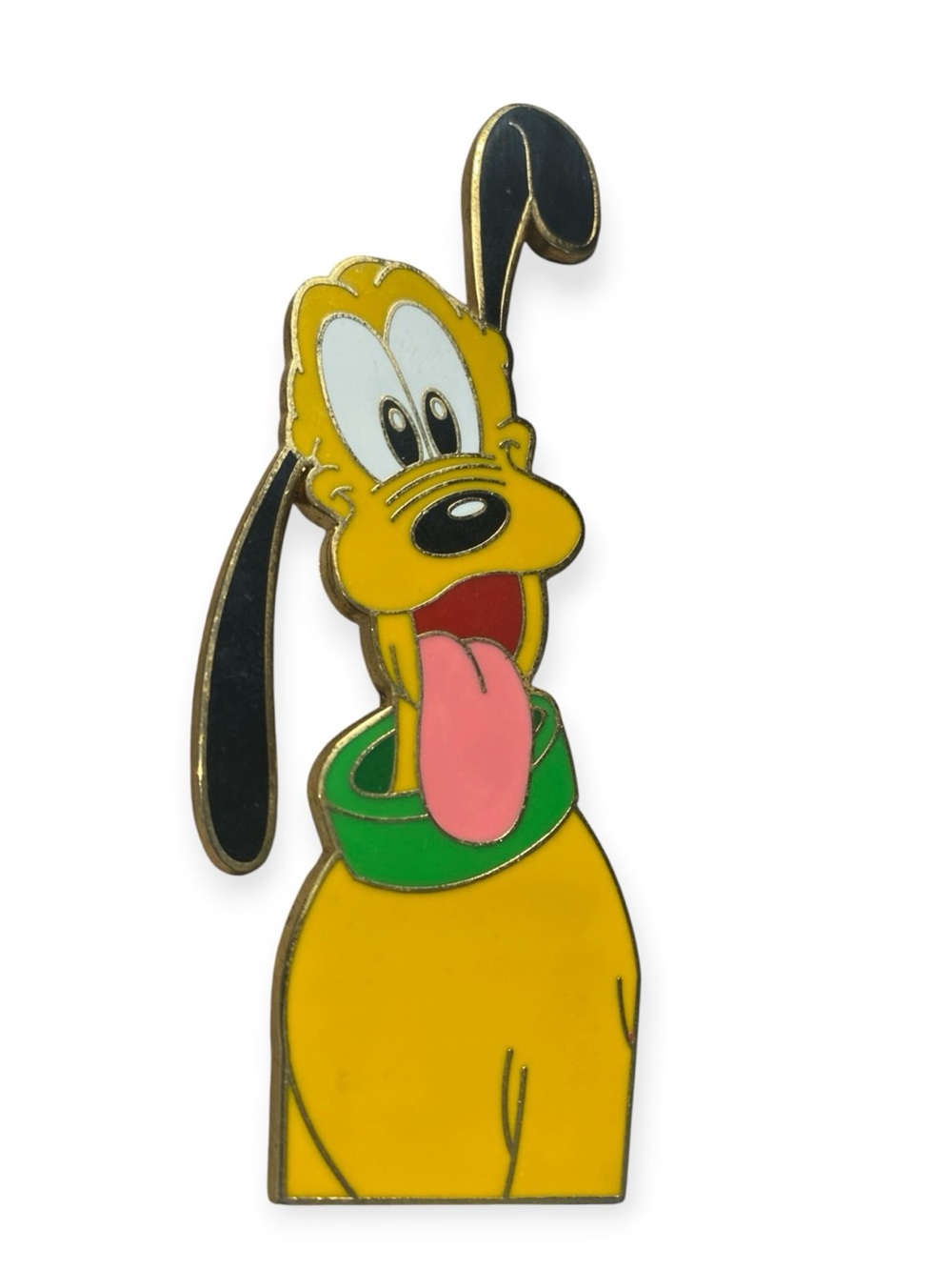 Vintage 2006 Large Jumbo Disney Collector Trading Pin Bust of Pluto 3.5"